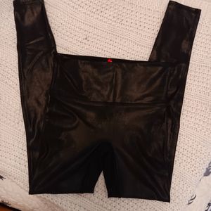 Spanx faux leather leggings